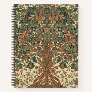 William Morris Baum des Lebens Vintage Pre-Raphael Notizbuch