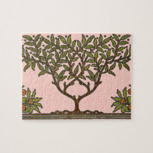 William Morris Baum-Fries-Floral-Tapete Puzzle