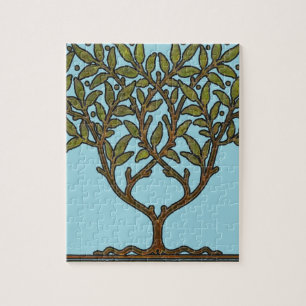 William Morris Baum-Fries-Floral-Tapete Puzzle