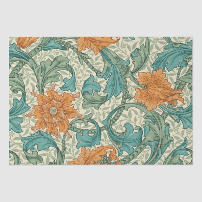 William Morris Beautiful Floral Tissue Paper Seidenpapier (Vorderseite)
