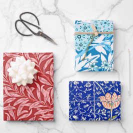 William Morris berühmte Muster Geschenkpapier Set