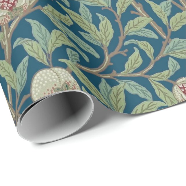 William Morris "Bird and Pomegranate" Geschenkpapier (Rolleneckpunkt)