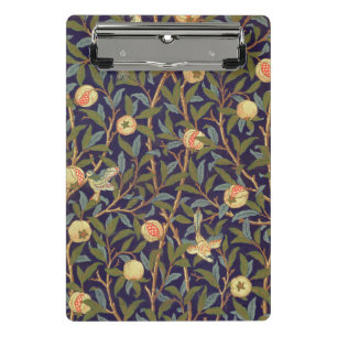 William Morris Bird And Pomegranate Vintage Floral Mini Klemmbrett