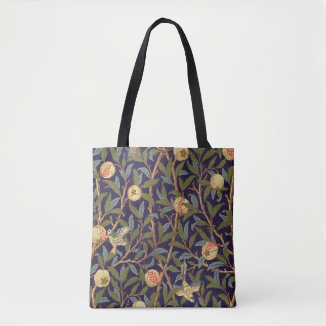 William Morris Bird und Pomegranat Vintage Blume (Vorderseite)