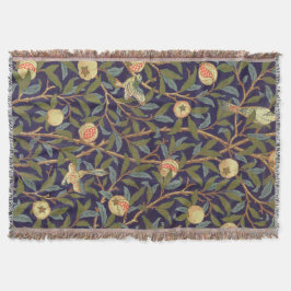 William Morris Bird und Pomegranat Vintage Blume Decke