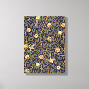 William Morris Bird und Pomegranate Vintag Art Leinwanddruck