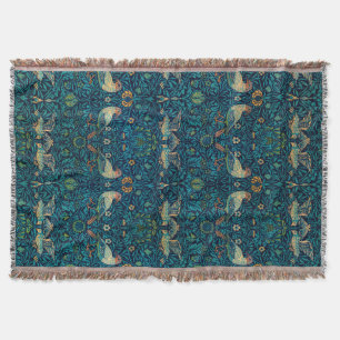 William Morris Birds Art Nouveau Floral Pattern Decke