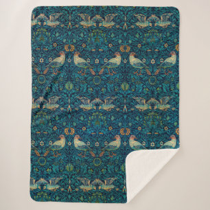 William Morris Birds Art Nouveau Floral Pattern Sherpadecke