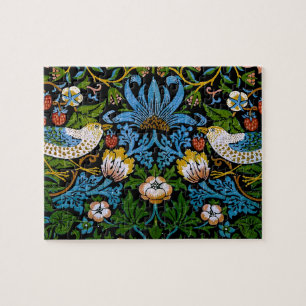 William Morris Birds Blume Strawberries Fine Puzzle