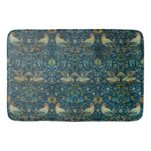 William Morris Birds & Floral Pattern Badematte