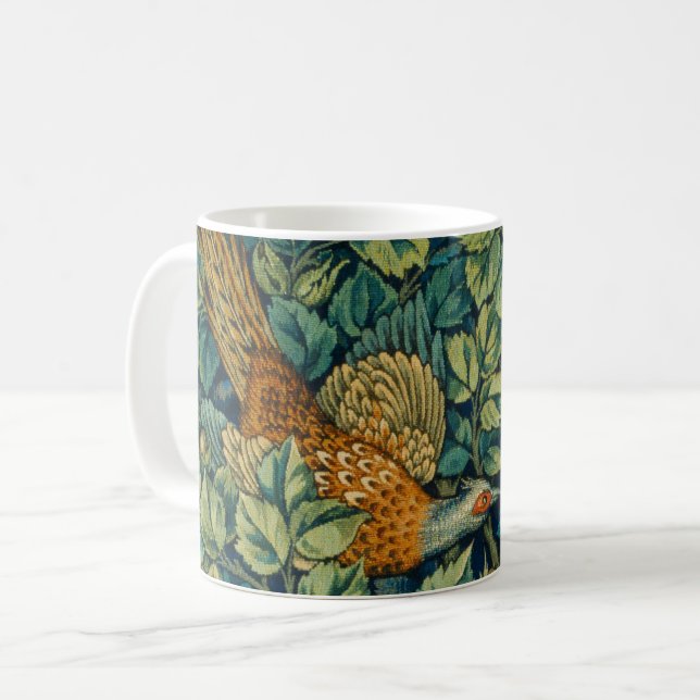 William Morris Birds in einem Baum Kaffeetasse (Vorderseite Links)