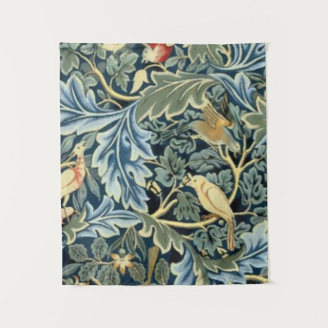William Morris Birds und Acanthus Wandteppich (Vorderseite)