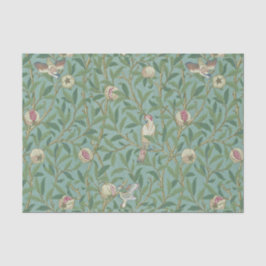 William Morris, Birds und Pommenates - Green Seidenpapier