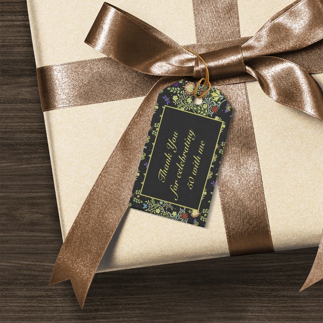 William Morris Birthday Party Fevor Geschenkanhänger (Von Creator hochgeladen)