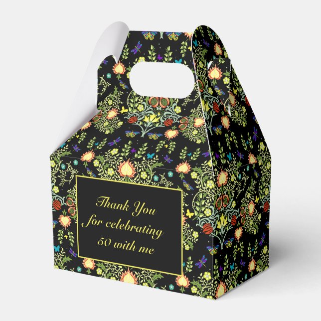 William Morris Birthday Party Fevor Geschenkschachtel (Vorderseite)