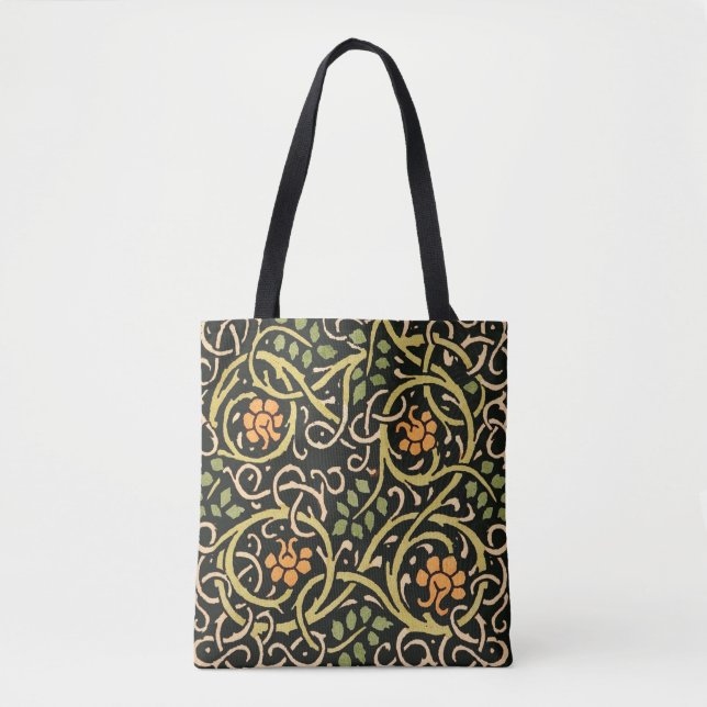 William Morris Black Floral Art Design (Vorderseite)
