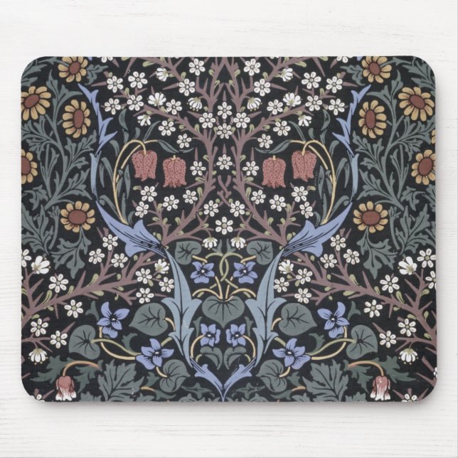 William Morris - Blackdorn-Muster Mousepad (Vorne)
