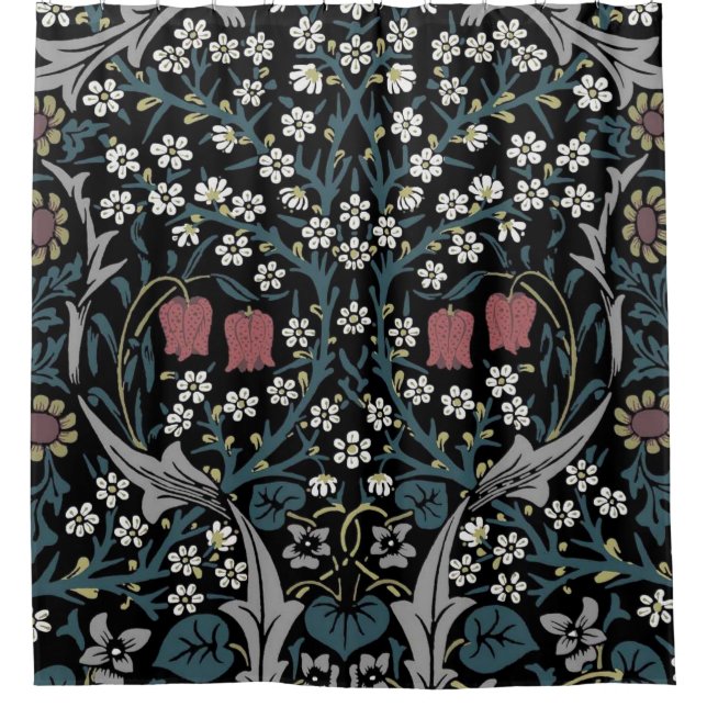 William Morris Blackthorn Duschvorhang (Vorderseite)