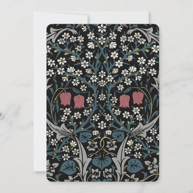William Morris Blackthorn Floral Art Nouveau (Vorderseite)