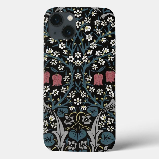 William Morris Blackthorn Floral Art Nouveau Case-Mate iPhone Hülle (Rückseite)