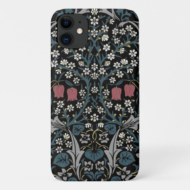 William Morris Blackthorn Floral Art Nouveau Case-Mate iPhone Hülle (Rückseite)
