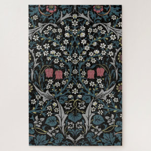 William Morris Blackthorn Floral Art Nouveau Hand- Puzzle