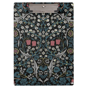William Morris Blackthorn Floral Art Nouveau Klemmbrett
