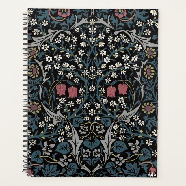 William Morris Blackthorn Floral Art Nouveau Planer (Vorderseite)