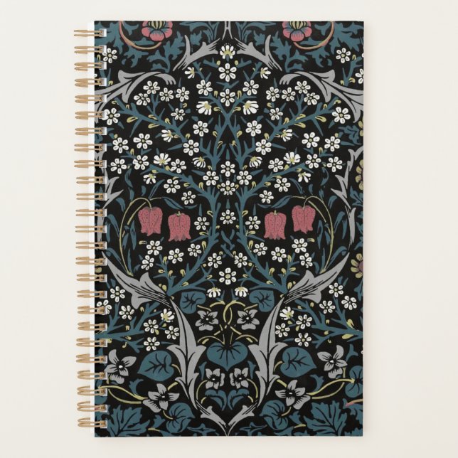 William Morris Blackthorn Floral Art Nouveau Planer (Vorderseite)