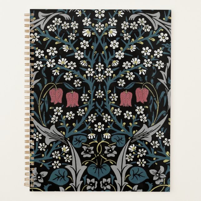 William Morris Blackthorn Floral Art Nouveau Planer (Vorderseite)