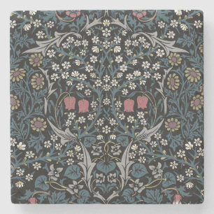 William Morris Blackthorn Floral Art Nouveau Steinuntersetzer