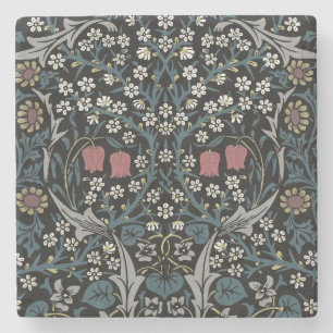 William Morris Blackthorn Floral Art Nouveau Steinuntersetzer