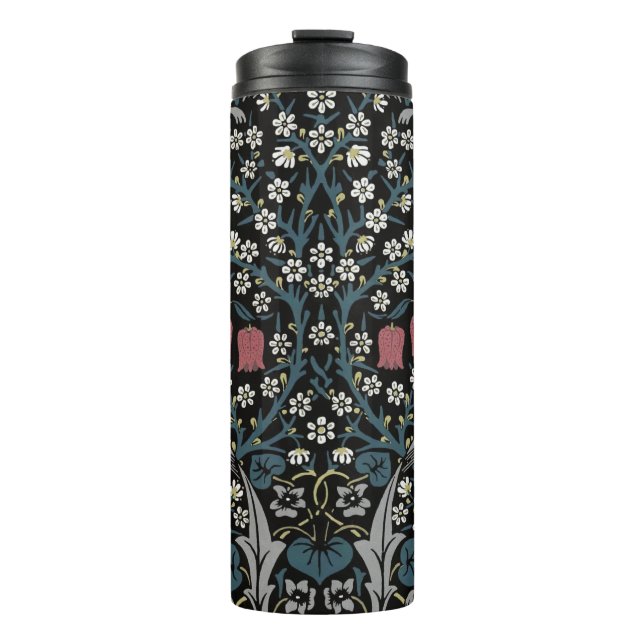 William Morris Blackthorn Floral Art Nouveau Thermosbecher (Vorderseite)