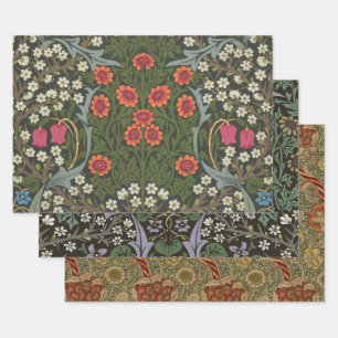 William Morris Blackthorn Garden Blume Classic Geschenkpapier Set