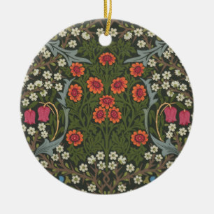 William Morris Blackthorn Garden Blume Classic Keramik Ornament
