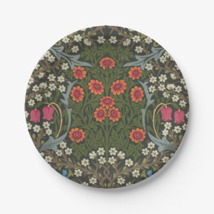William Morris Blackthorn Garden Blume Classic Pappteller