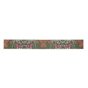 William Morris Blackthorn Garden Blume Classic Satinband