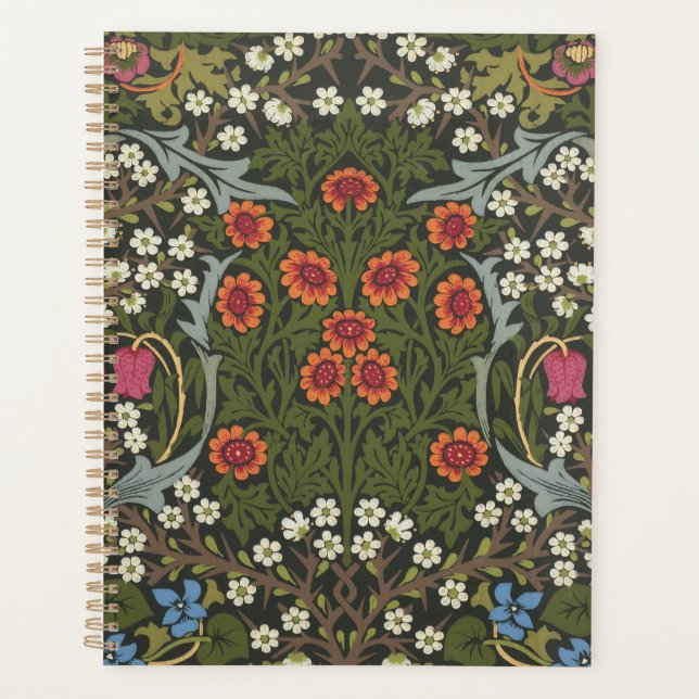 William Morris Blackthorn Garten Blumen Klassiker Planer (Vorderseite)