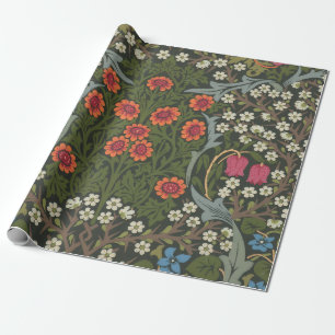 William Morris Blackthorn-Gartenblume Klassiker Geschenkpapier