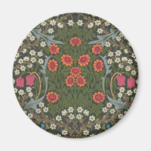 William Morris Blackthorn-Gartenblume Klassiker Magnet