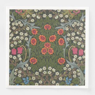 William Morris Blackthorn Gartenblume Klassiker Serviette