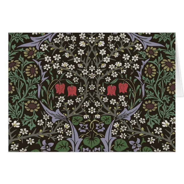 William Morris Blackthorn Tapestry Floral (Vorderseite (Horizontal))