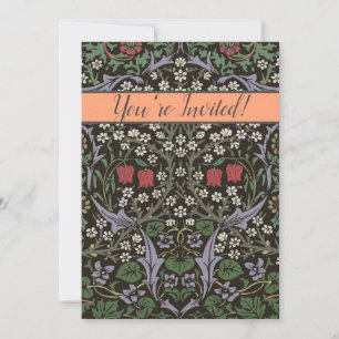 William Morris Blackthorn Tapestry Floral Einladung