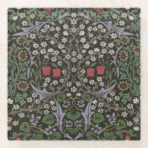 William Morris Blackthorn Tapestry Floral Glasuntersetzer
