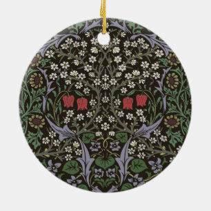 William Morris Blackthorn Tapestry Floral Keramikornament
