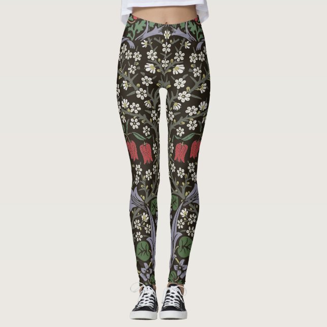 William Morris Blackthorn Tapestry Floral Leggings (Vorderseite)