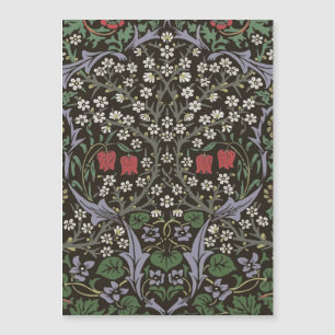 William Morris Blackthorn Tapestry Floral Magnetkarte