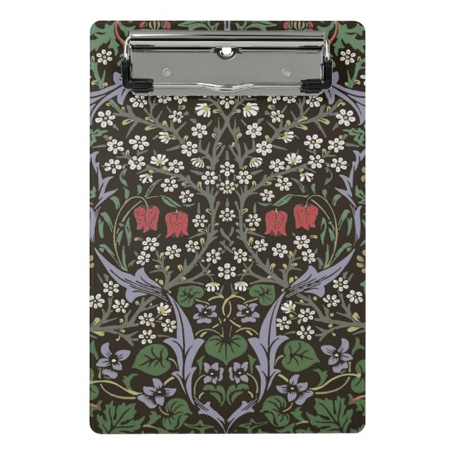 William Morris Blackthorn Tapestry Floral Mini Klemmbrett (Vorderseite)