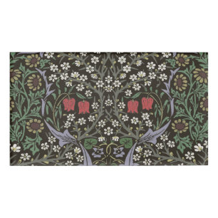 William Morris Blackthorn Tapestry Floral Namenschild