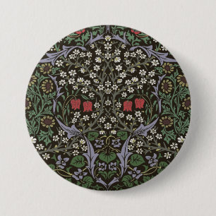 William Morris Blackthorn Tapeten Blumenmuster Button